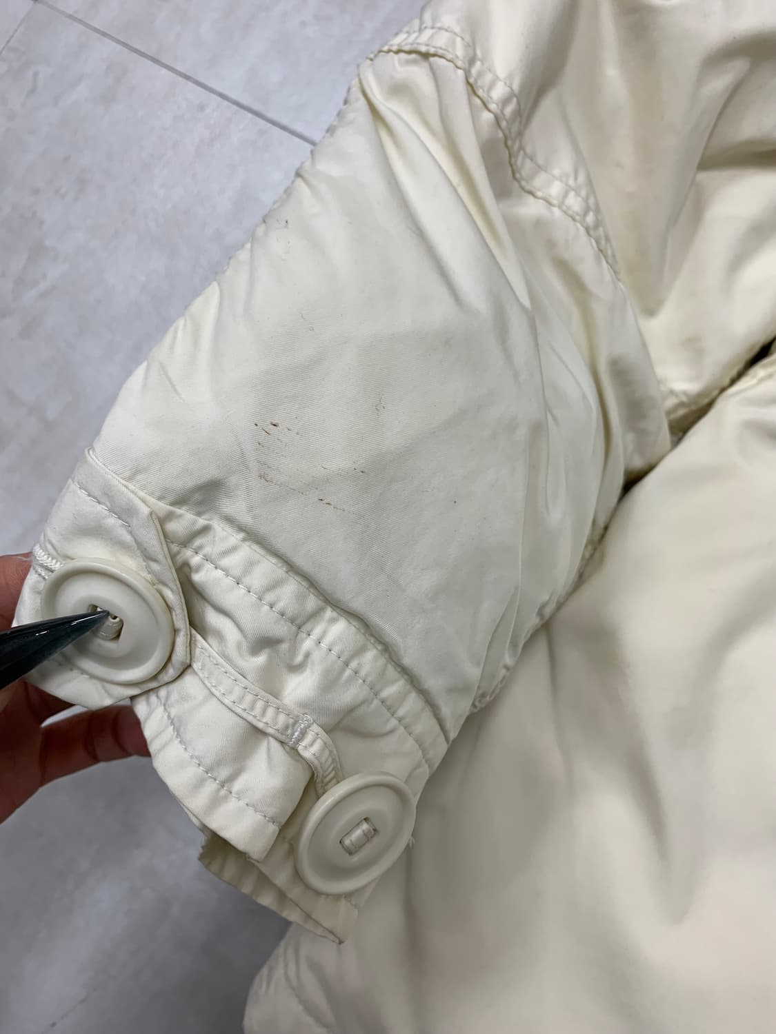 폴로 랄프로렌 화이트 포켓 디테일 패딩 #209 상품이미지10