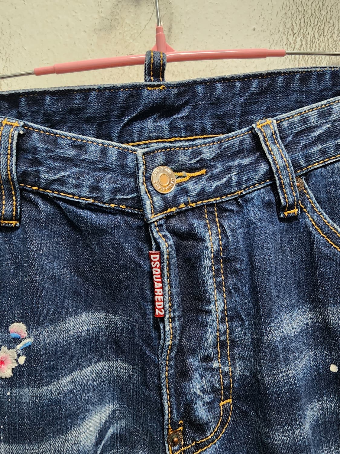 디스퀘어드2 빅브라더 벚꽃자수 청바지 상품이미지7