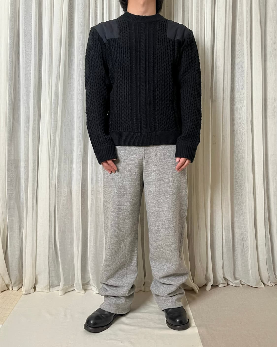 Unused 22aw 와이드 스웻팬츠 언유즈드  상품이미지2