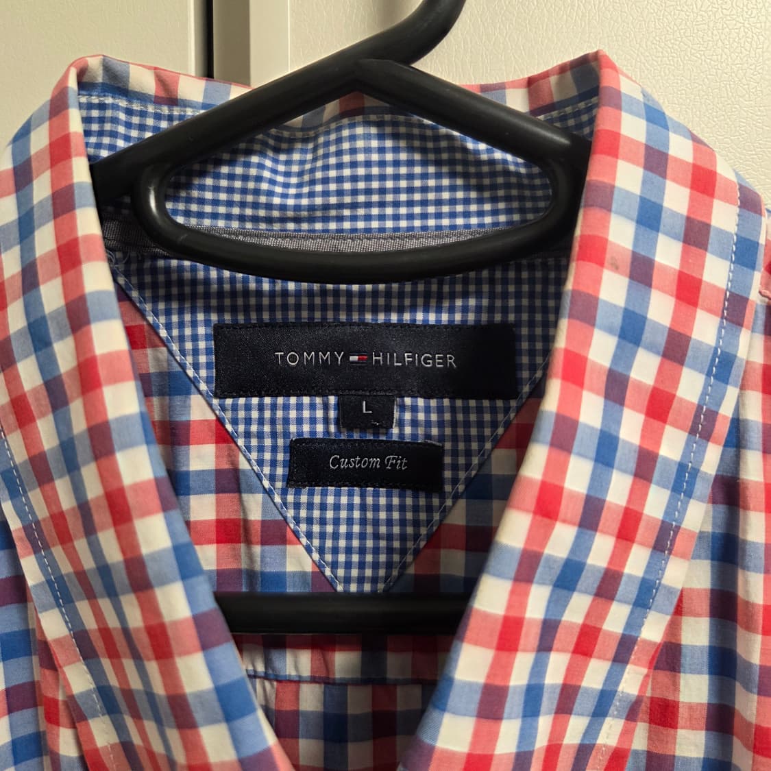 Tommy Hilfiger 반팔 체크 셔츠 L(100) 상품이미지4