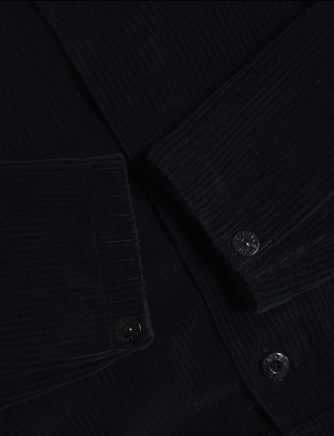 [L]스톤아일랜드 18FW 코듀로이 오버셔츠 블랙 자켓 팝니다 상품이미지4