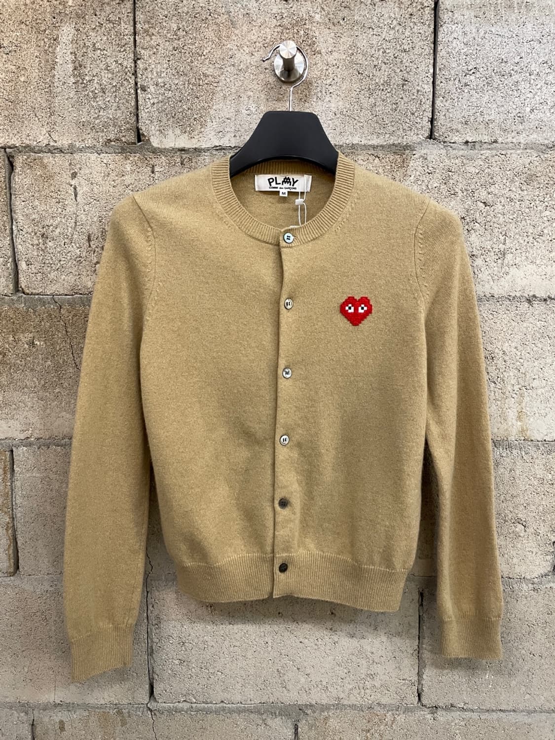 꼼데가르송 x 인베이더 픽셀 와펜 가디건 상품이미지1