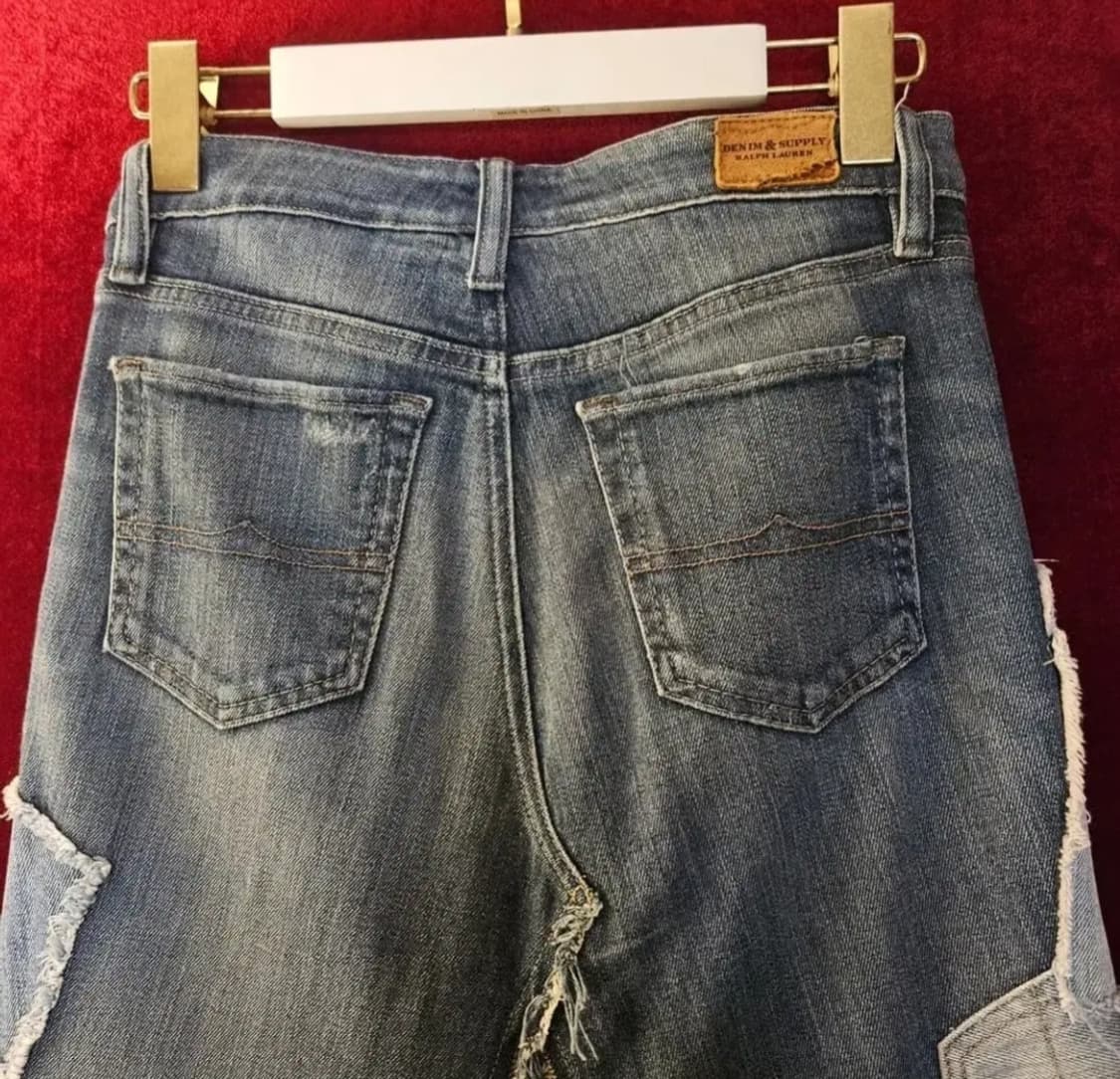 랄프로렌 포켓 덧뎀 데님 롱 스커트 25-26size 상품이미지7