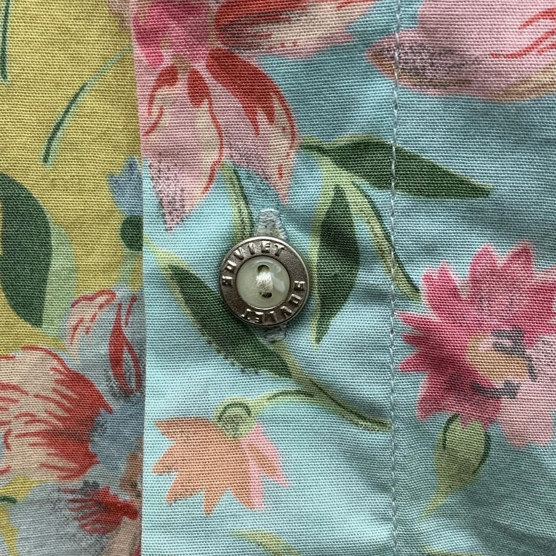 빈티지 플라워 패턴 오버사이즈 셔츠 상품이미지7