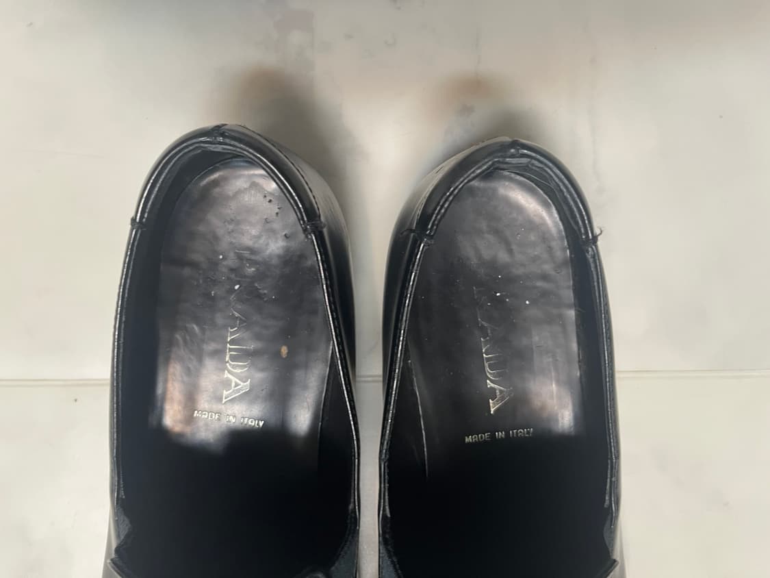 프라다 레더 로퍼 uk8.5 상품이미지6