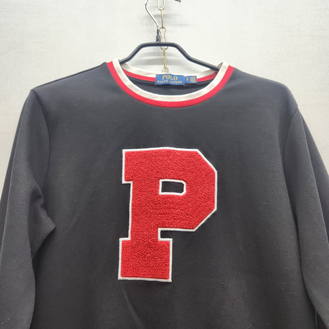 폴로 랄프로렌 P 패치 로고 맨투맨 S(M) 상품이미지2