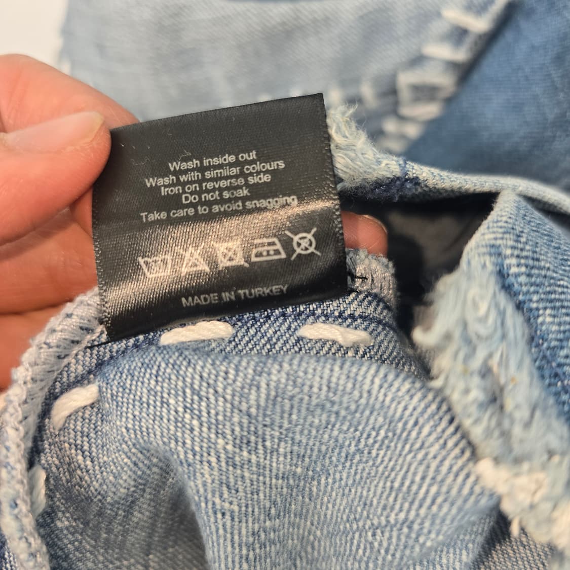 하우스오브홀랜드 데님 패치워크 원피스 상품이미지8