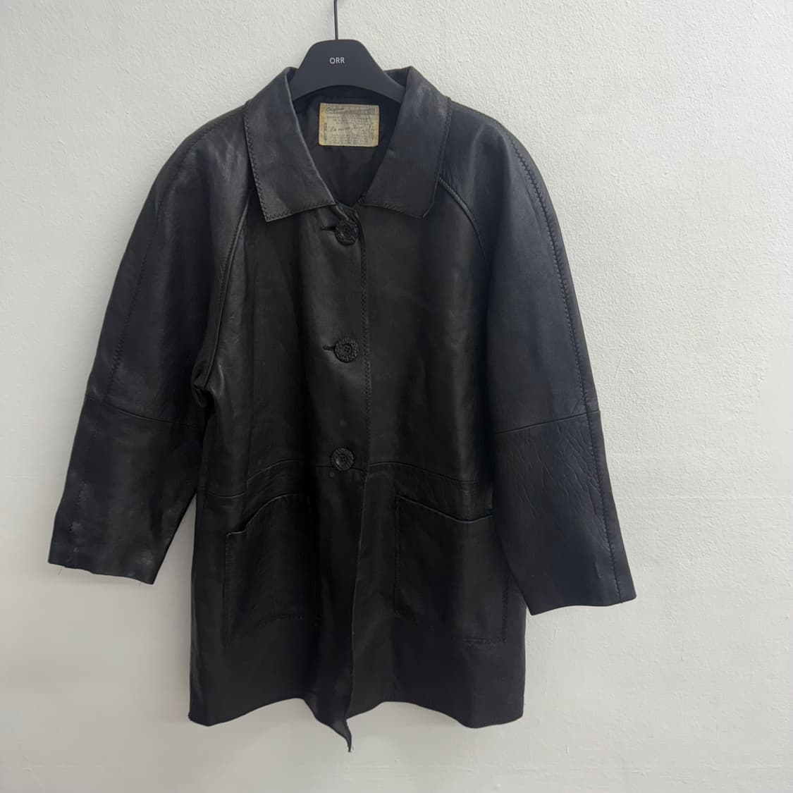 80s Lavie en Rose Leather jacket 상품이미지1