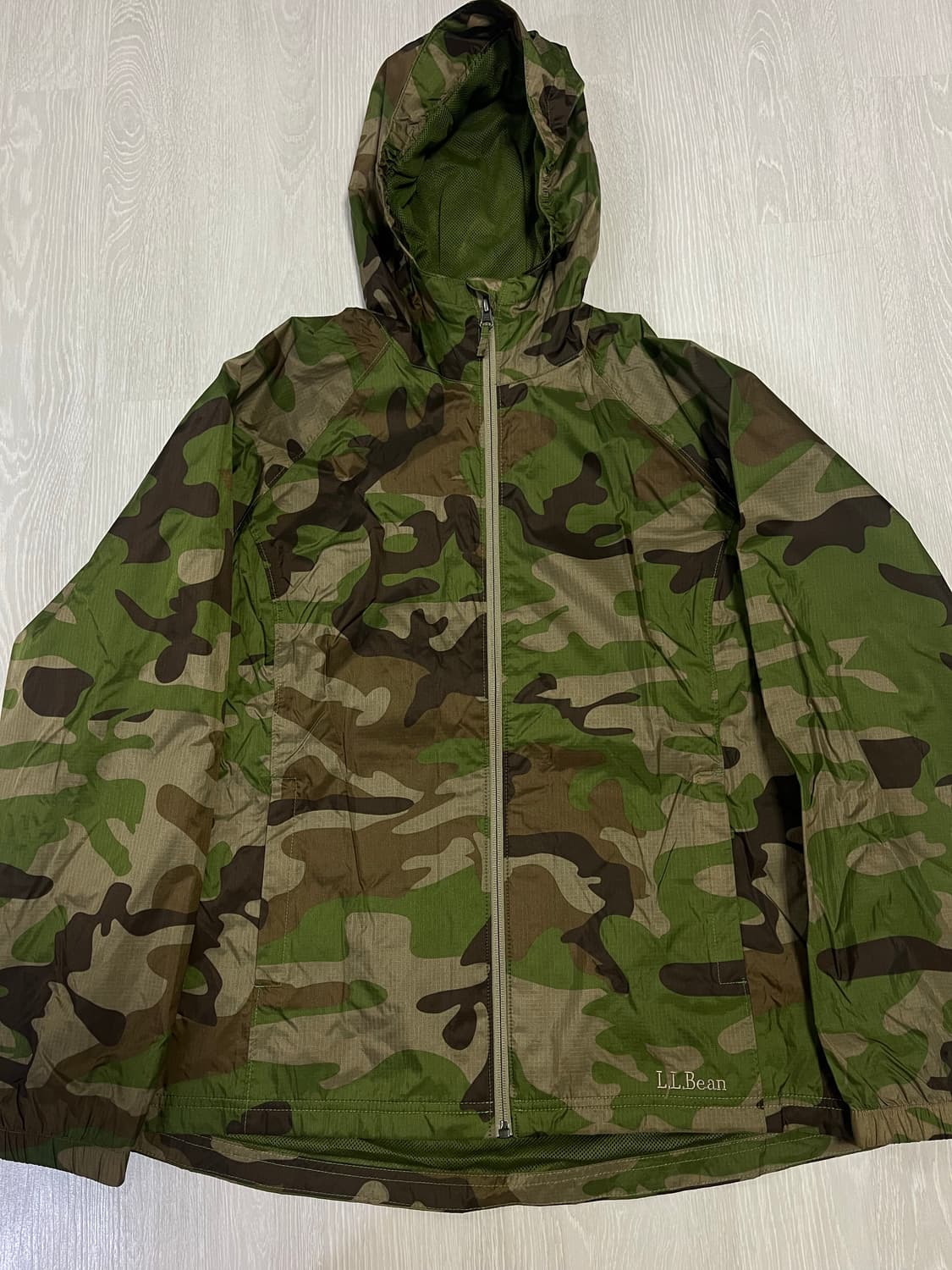 엘엘빈 카모 바람막이 L 상품이미지1