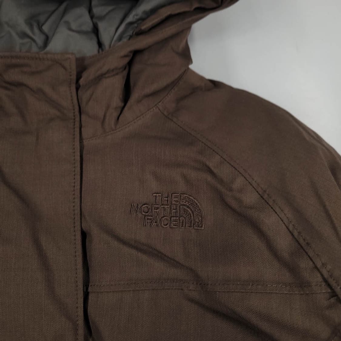노스페이스 브라운 구스다운 거위 패딩 하이벤트 거위털 점퍼 빈티지 상품이미지5