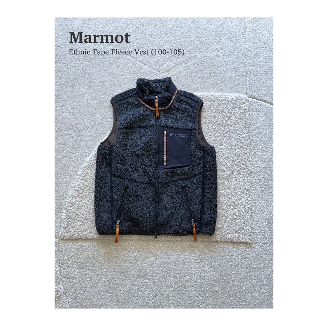 마모트 에스닉 플리스 베스트 (100-105) 상품이미지1