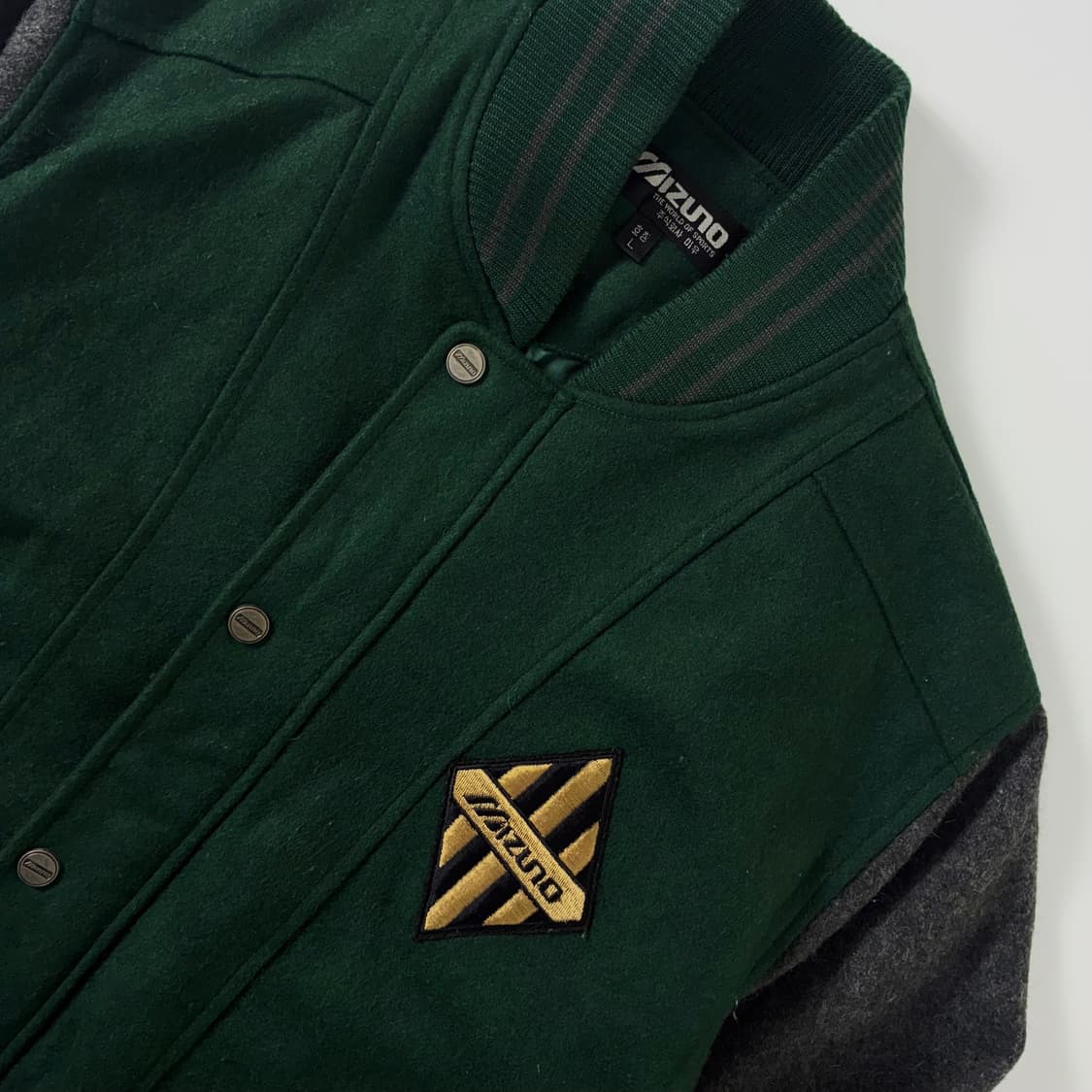 Mizuno  미즈노 빈티지 울 혼방 바시티 자켓   상품이미지3