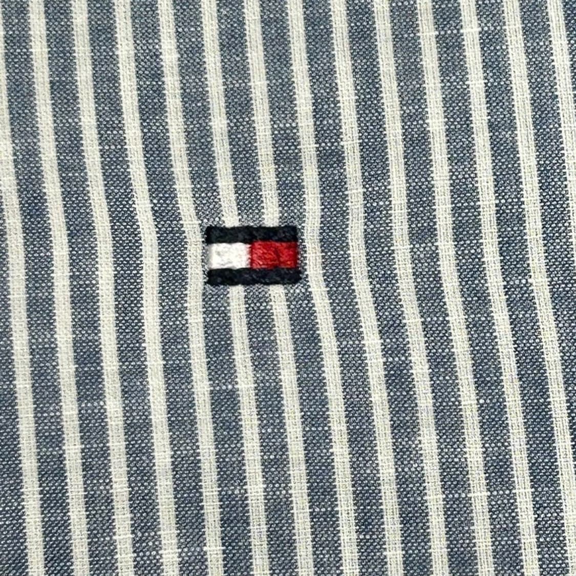TOMMY HILFIGER 옥스퍼드 스트라이프 셔츠 M 상품이미지2