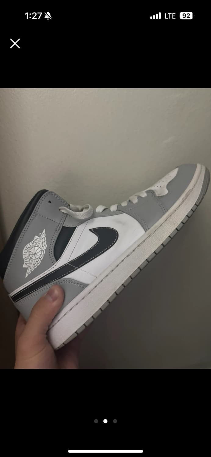 나이키 조던 미드 라이트스모크 그레이 290 상품이미지2