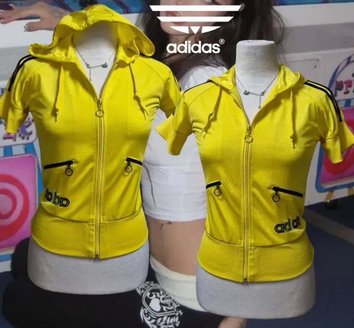 빈티지 아디다스 y2k 크롭 반팔 자켓 상품이미지1
