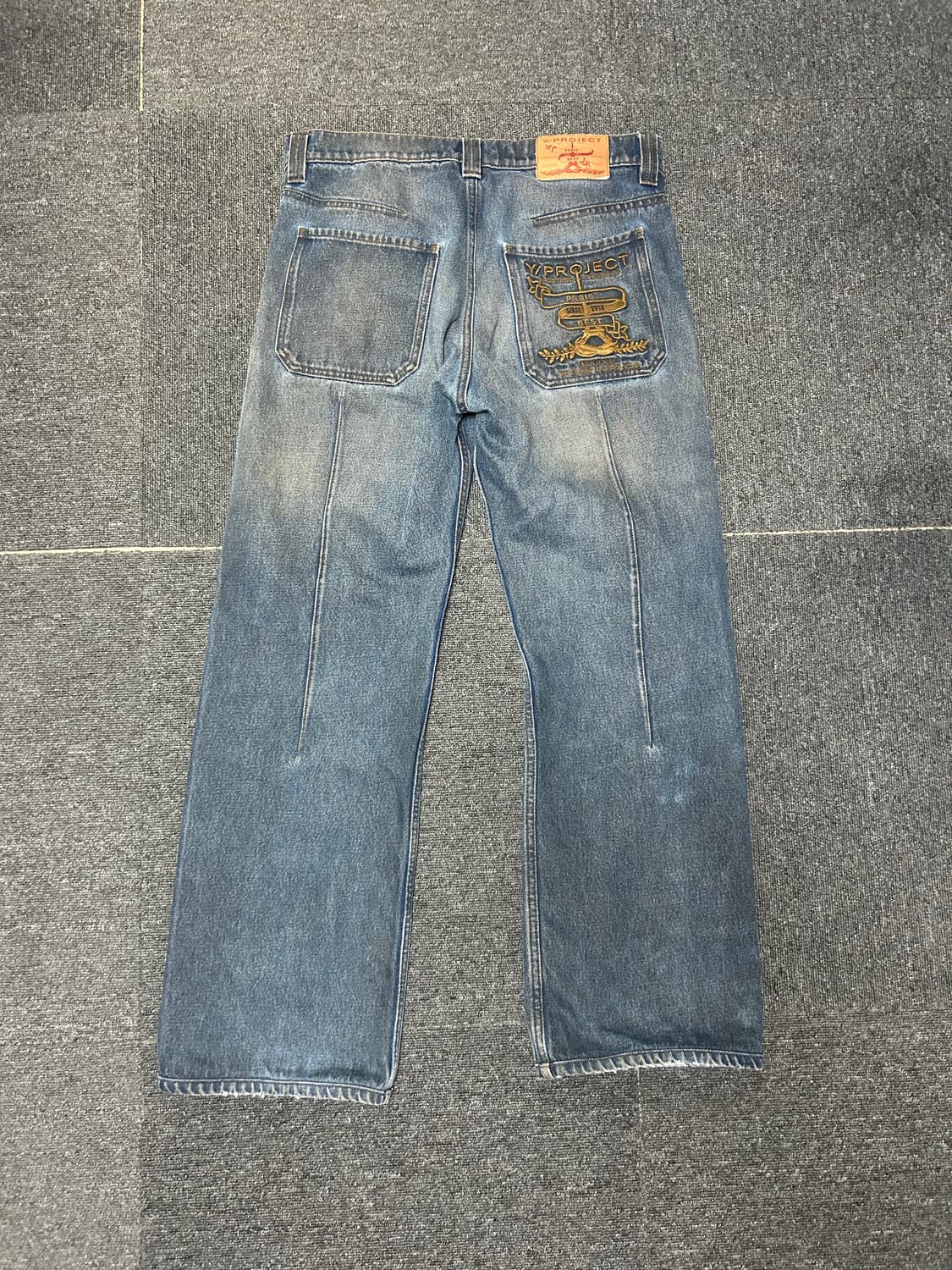 Y/project 와이 프로젝트 파리 베스트 진 빈티지 네이비 29 상품이미지2