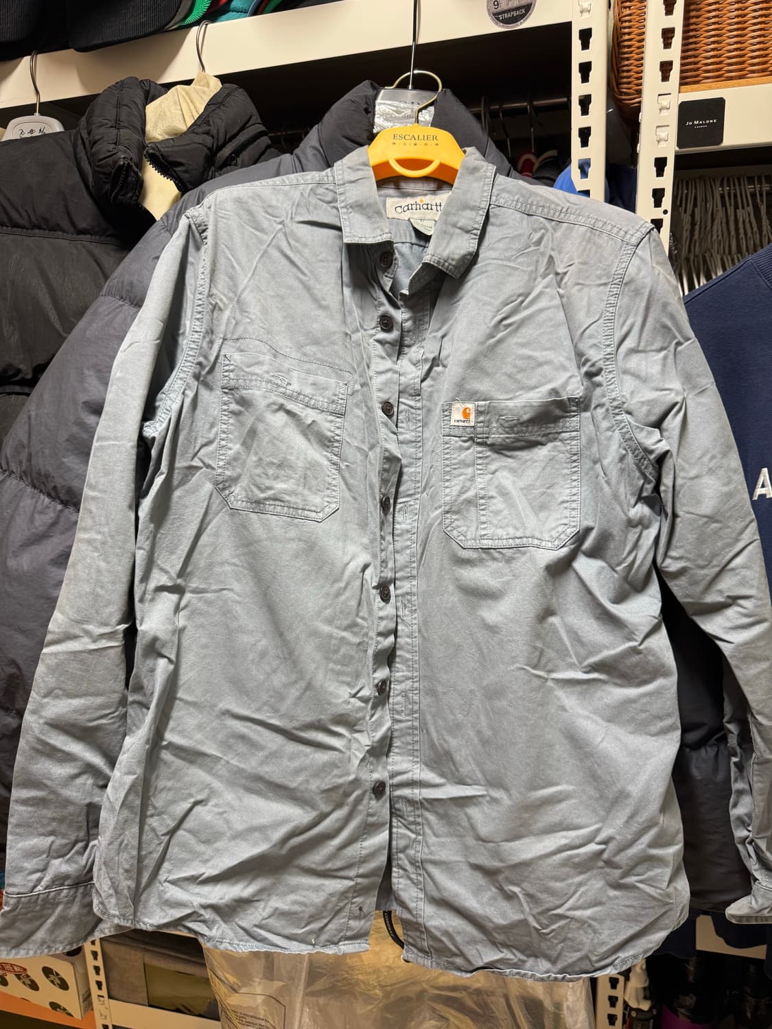 칼하트 셔츠 아이스블루 L 상품이미지1