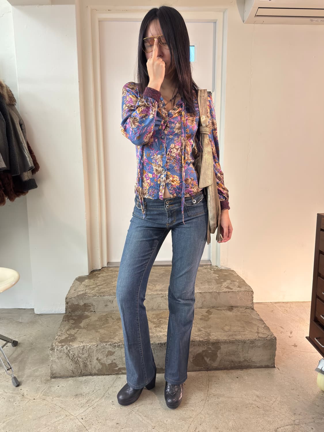 Dolce&Gabbana Floral Silk Blouse/ 38 상품이미지5