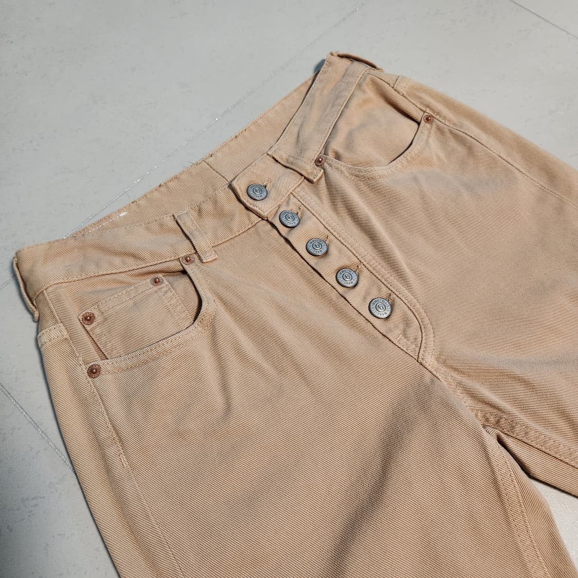 mm6 메종마르지엘라 베이지 데님팬츠 상품이미지4