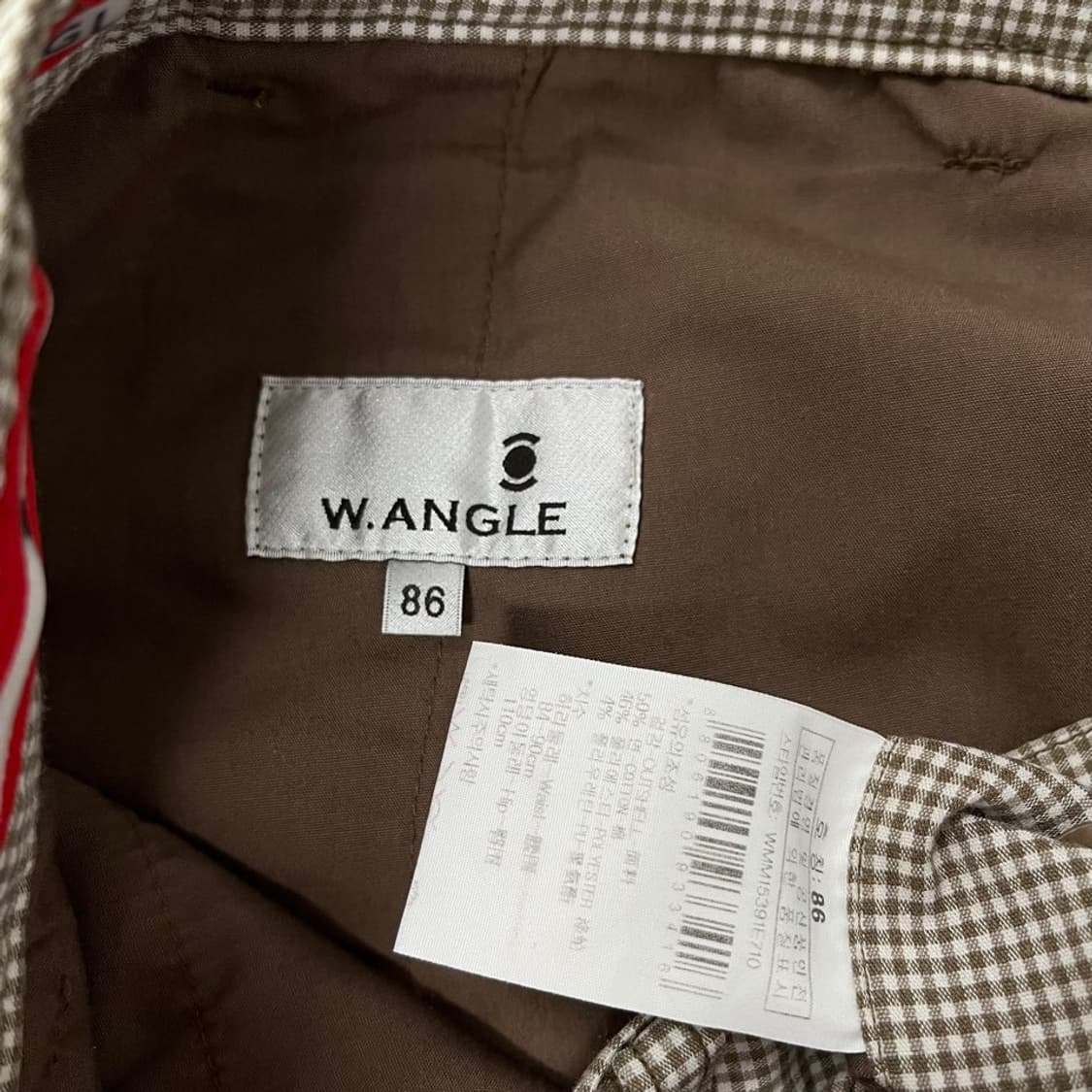 와이드앵글 체크 슬랙스 팬츠/#771 상품이미지4