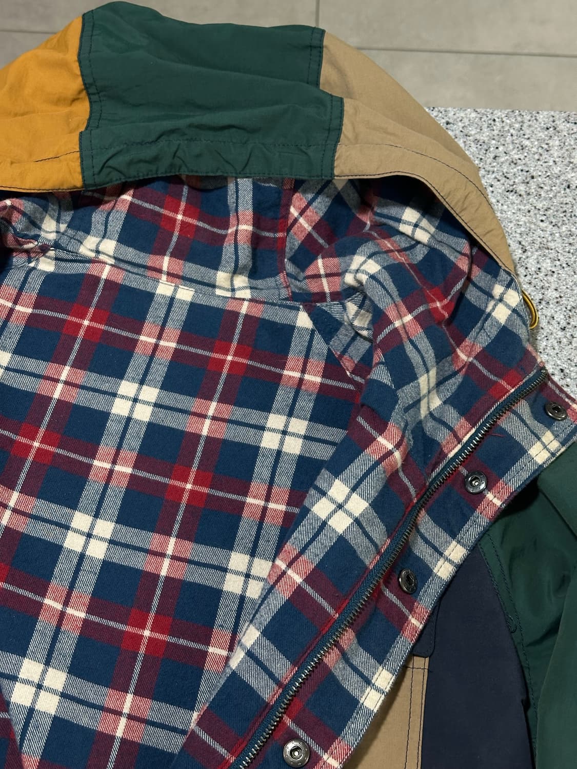 양면 리버시블 플란넬 윈드브레이커 상품이미지4