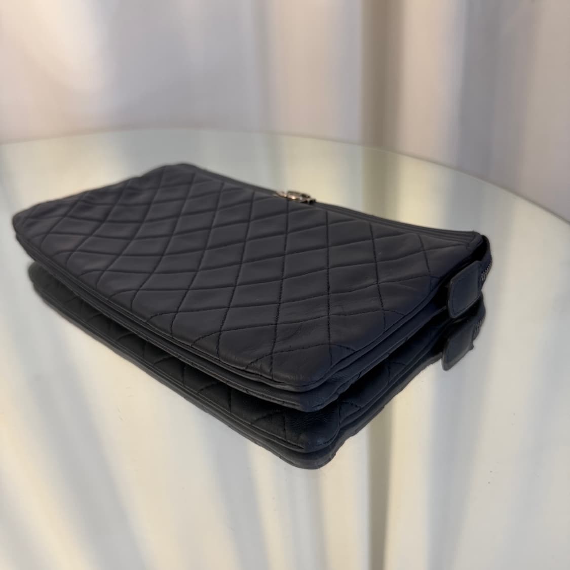 샤넬 램스킨 보이 더블 지퍼 파우치   상품이미지6