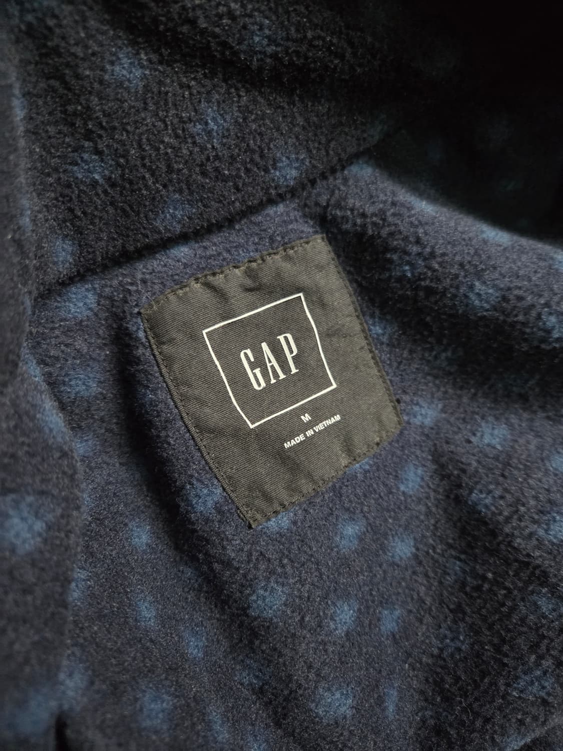 GAP 갭 패턴 플리스 자켓 L 95~100 상품이미지4