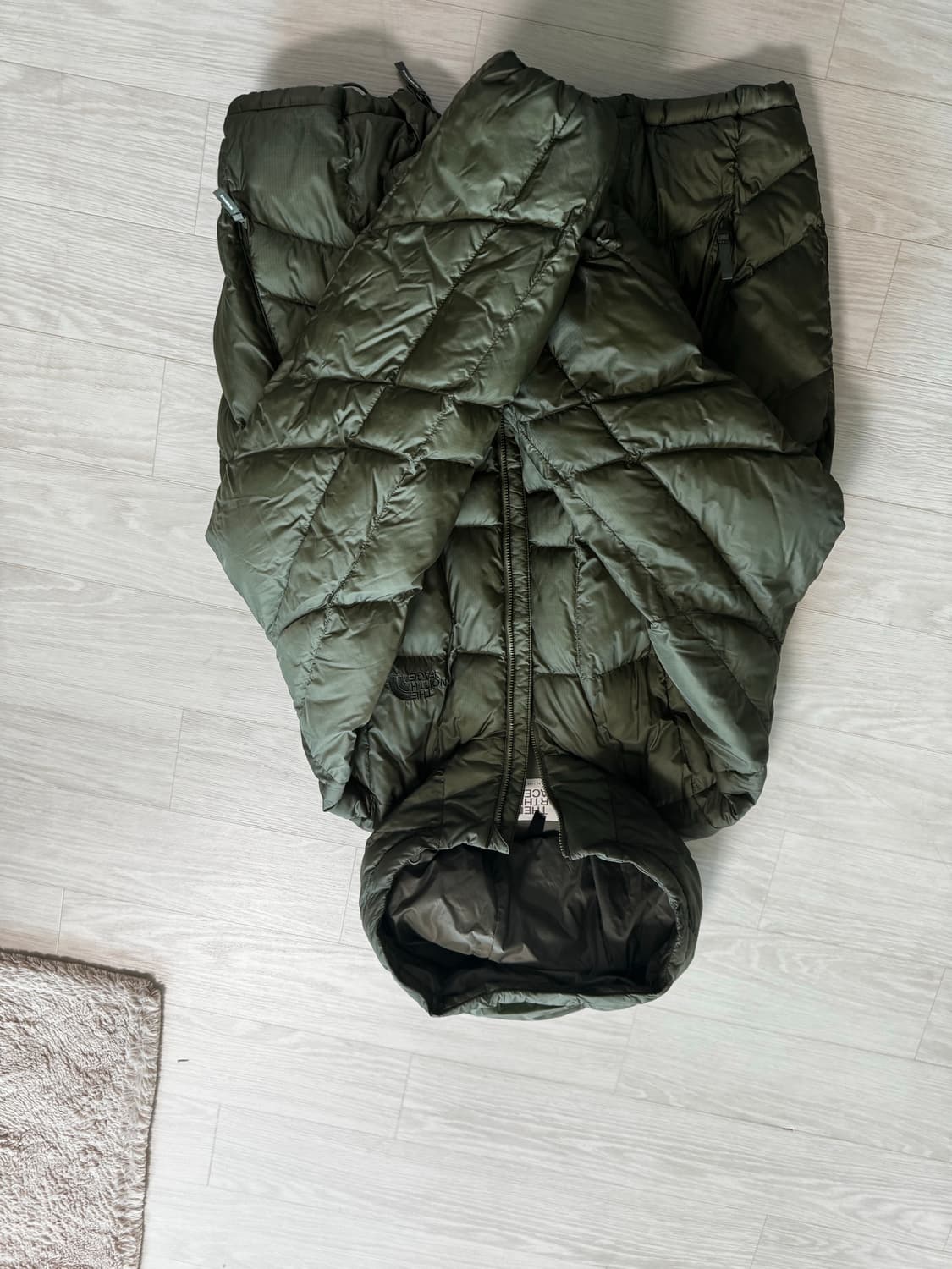 (XL) 노스페이스 웨이브 라이트 온볼 자켓 패딩 카키 상품이미지3