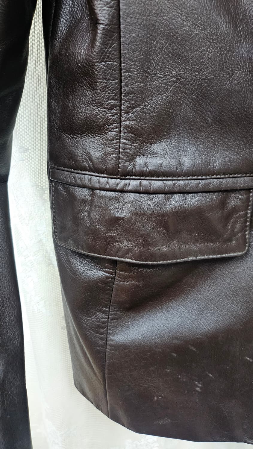 브라운 가죽자켓  상품이미지4