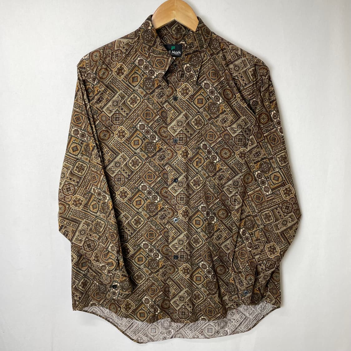 빈티지 패턴 셔츠 L 상품이미지1