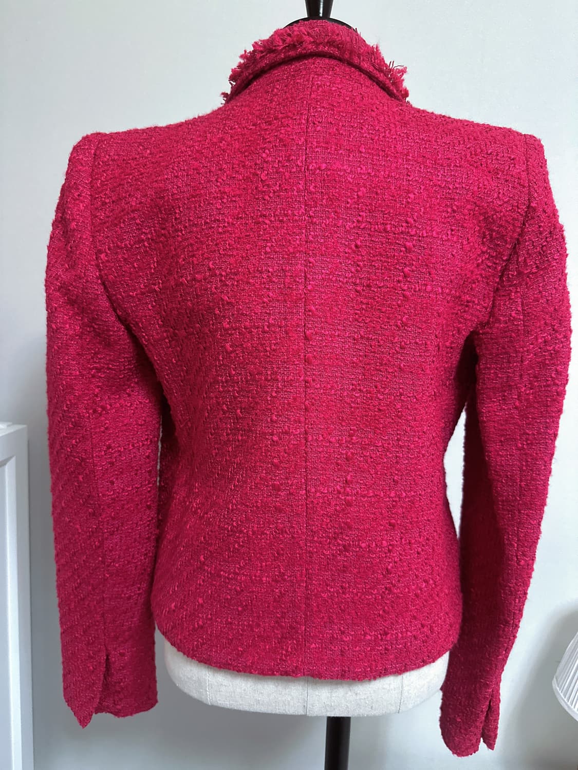 Zara 체리핑크 트위드 자켓 상품이미지2