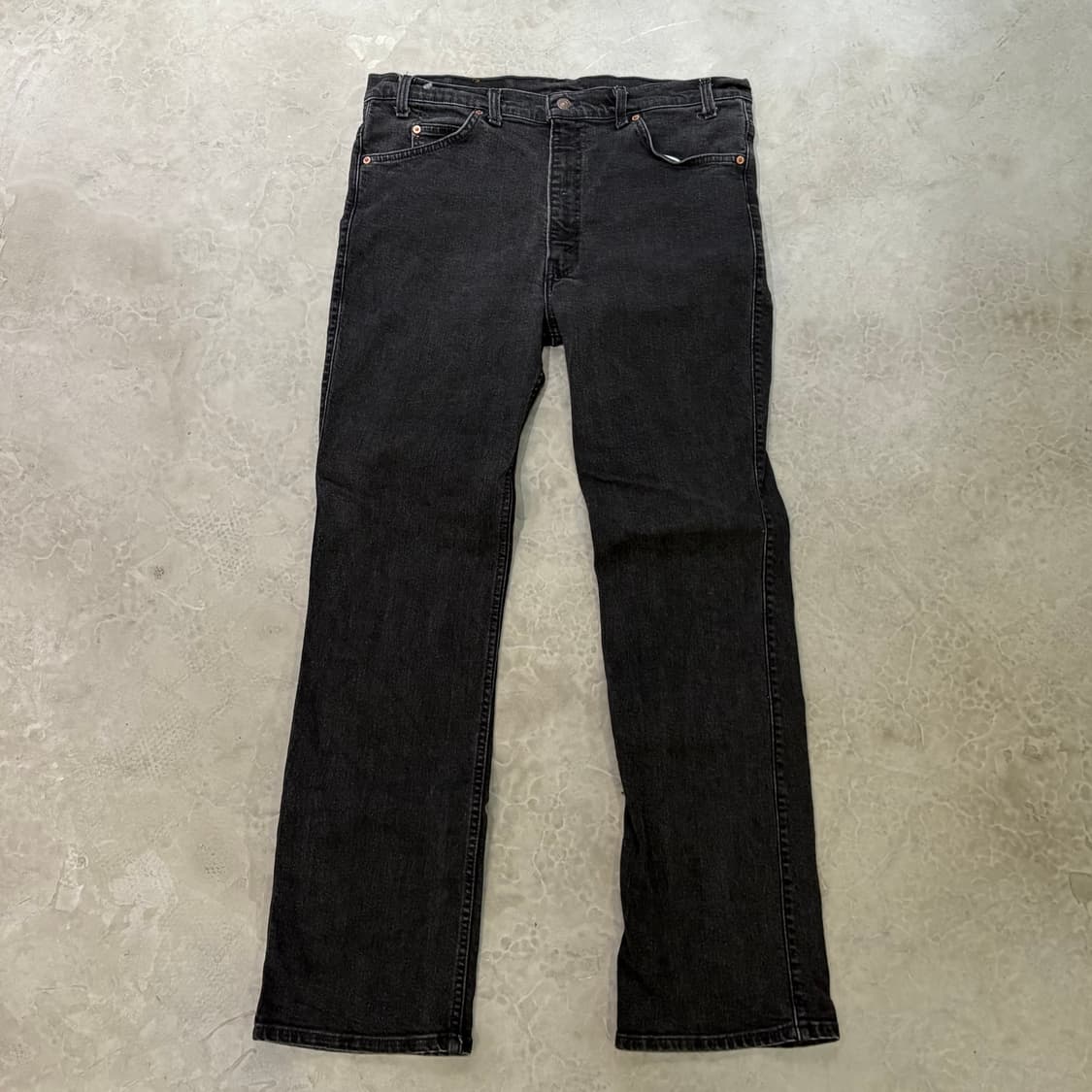 [38/34] USA 🇺🇸 리바이스 517 오렌지 탭 흑청 블랙 상품이미지1