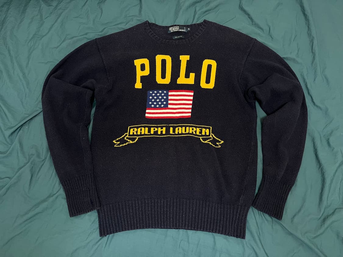 폴로 빈티지 니트 상품이미지1