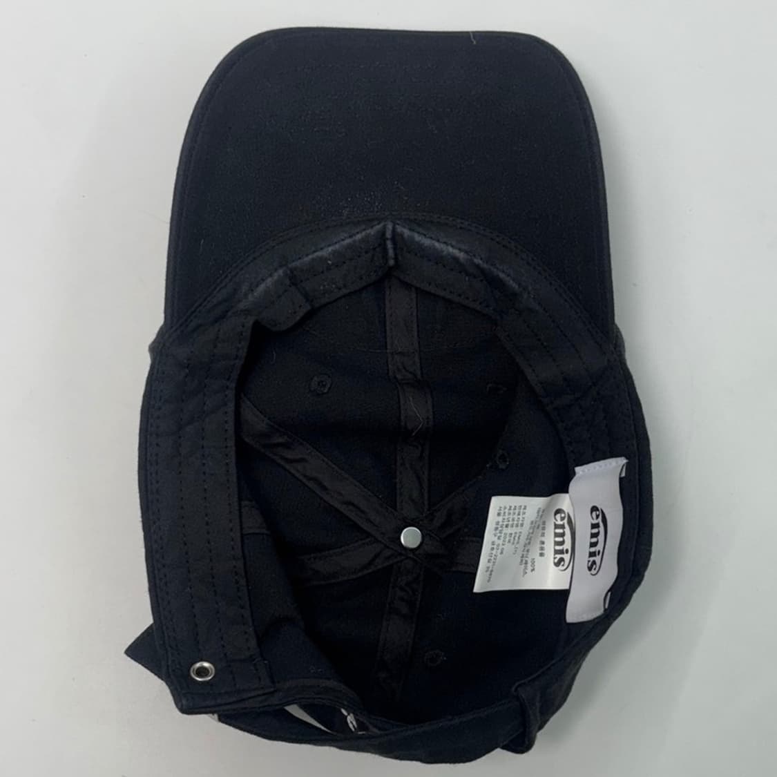 EMIS 와펜 볼캡 블랙 상품이미지7
