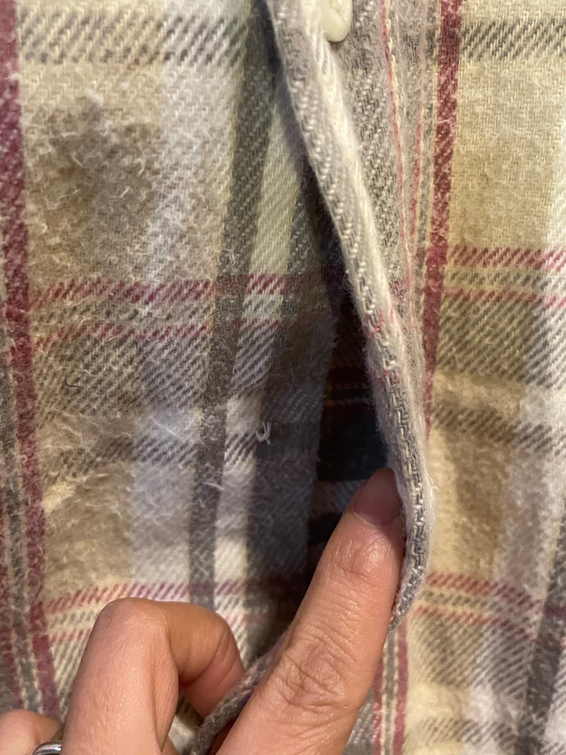 Vintage Wrangler Flannel Shirt 상품이미지4