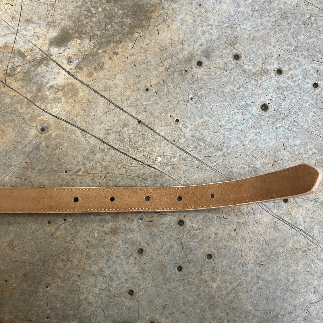 90s Brighton 핑크 참 악어벨트 상품이미지6