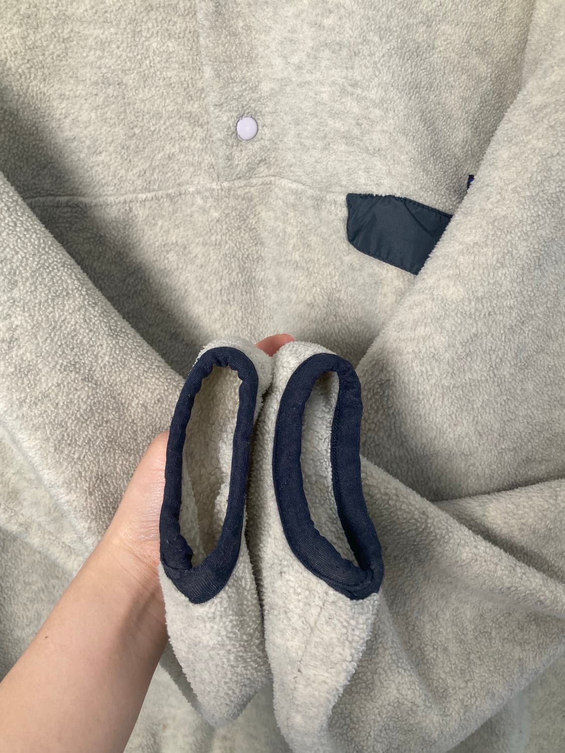 90‘s 파타고니아 신칠라 오트밀/차콜 (XL) 상품이미지4