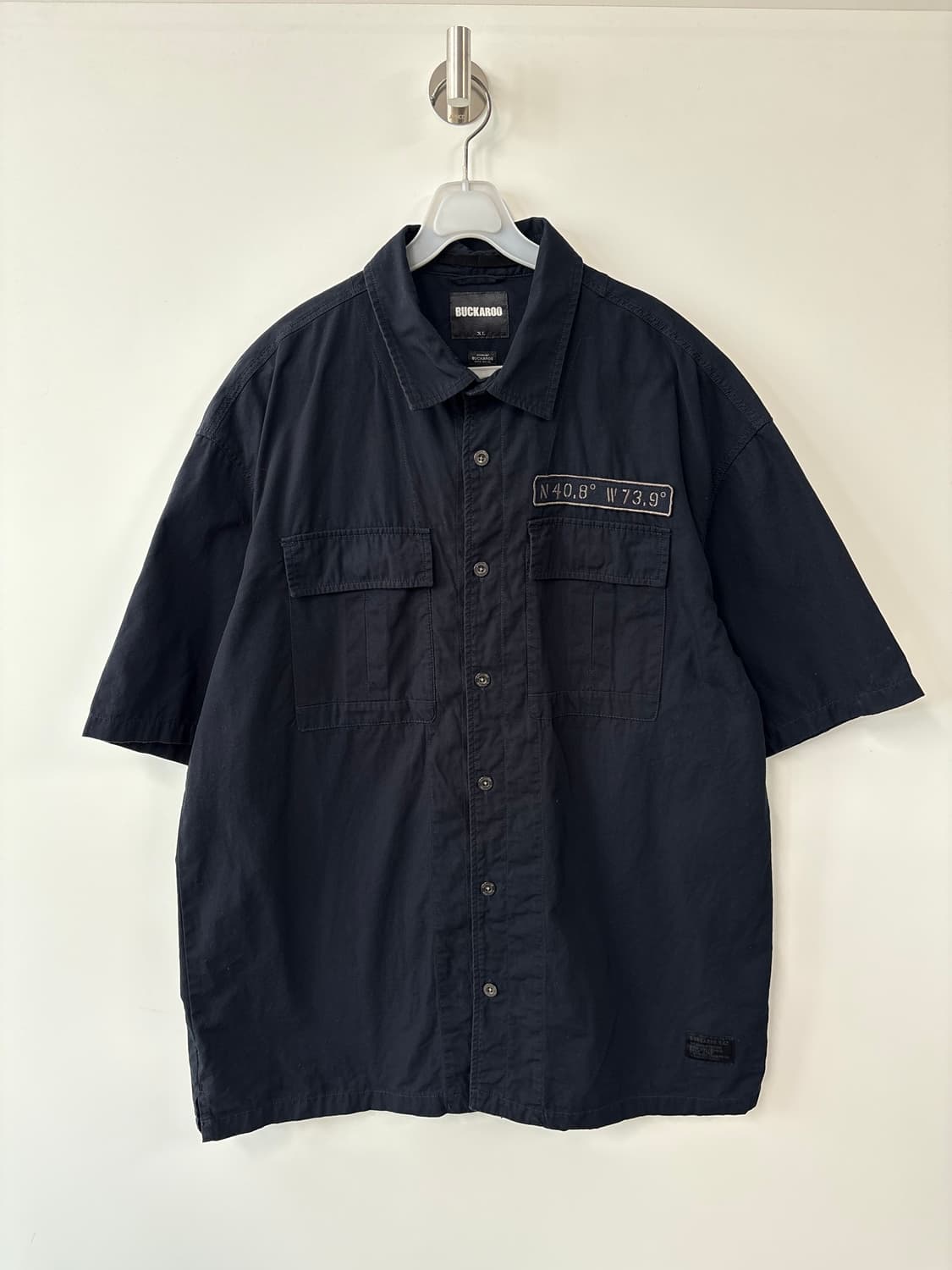 버커루 스컬 워크 반팔 셔츠 상품이미지2