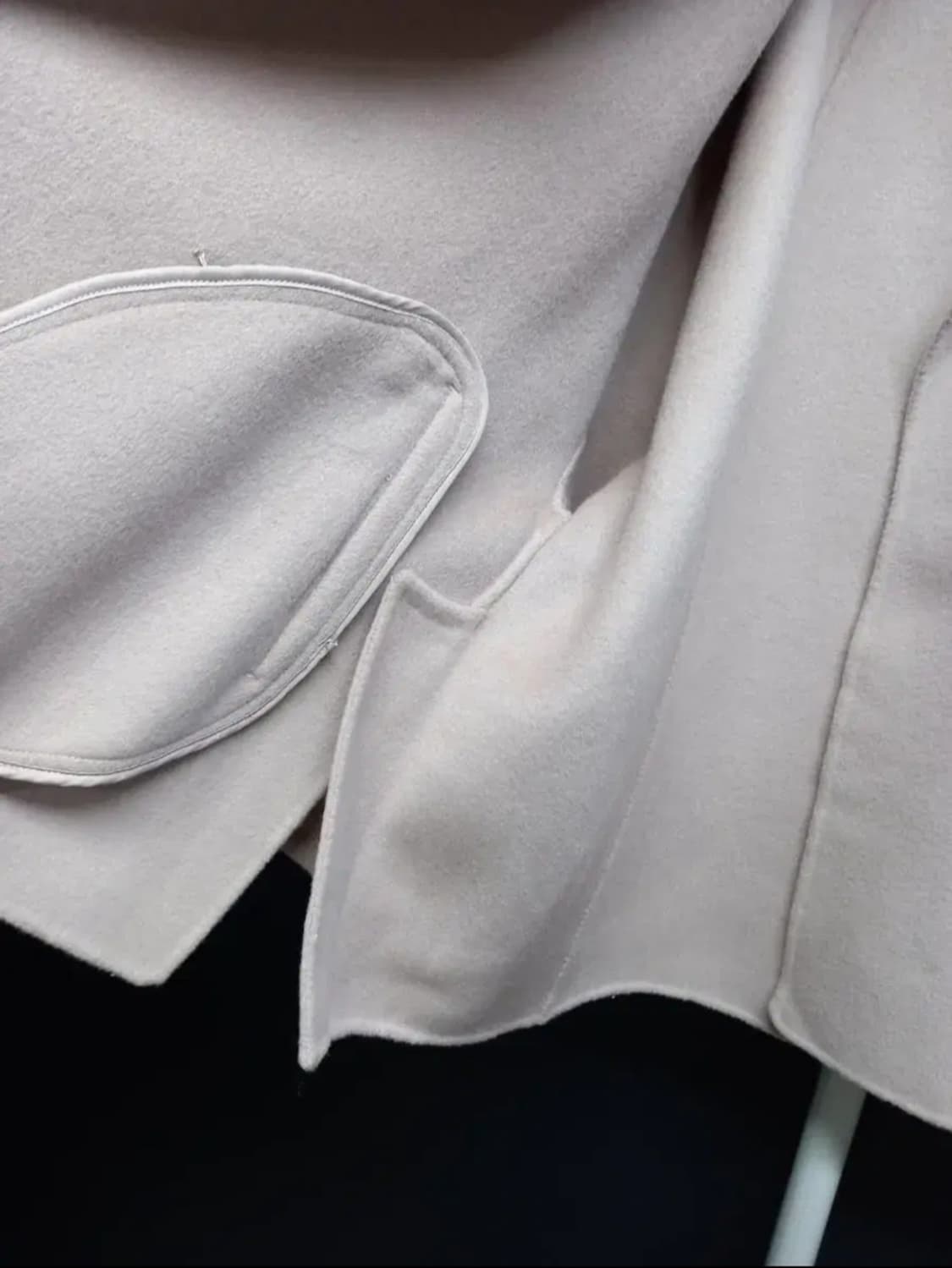 새 세컨플로어 핸드메이드 광폭 하프 코트 55-88 상품이미지8