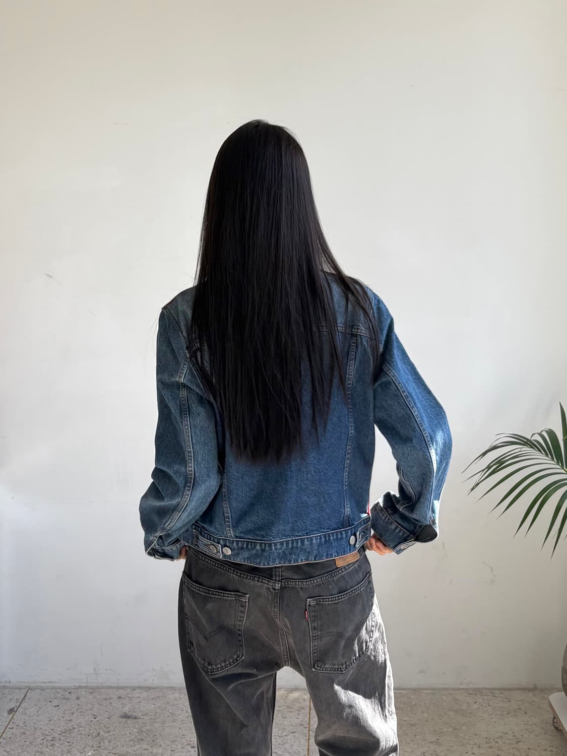 Dries Van Noten 2017 리워크 플란넬 데님 자켓 상품이미지4