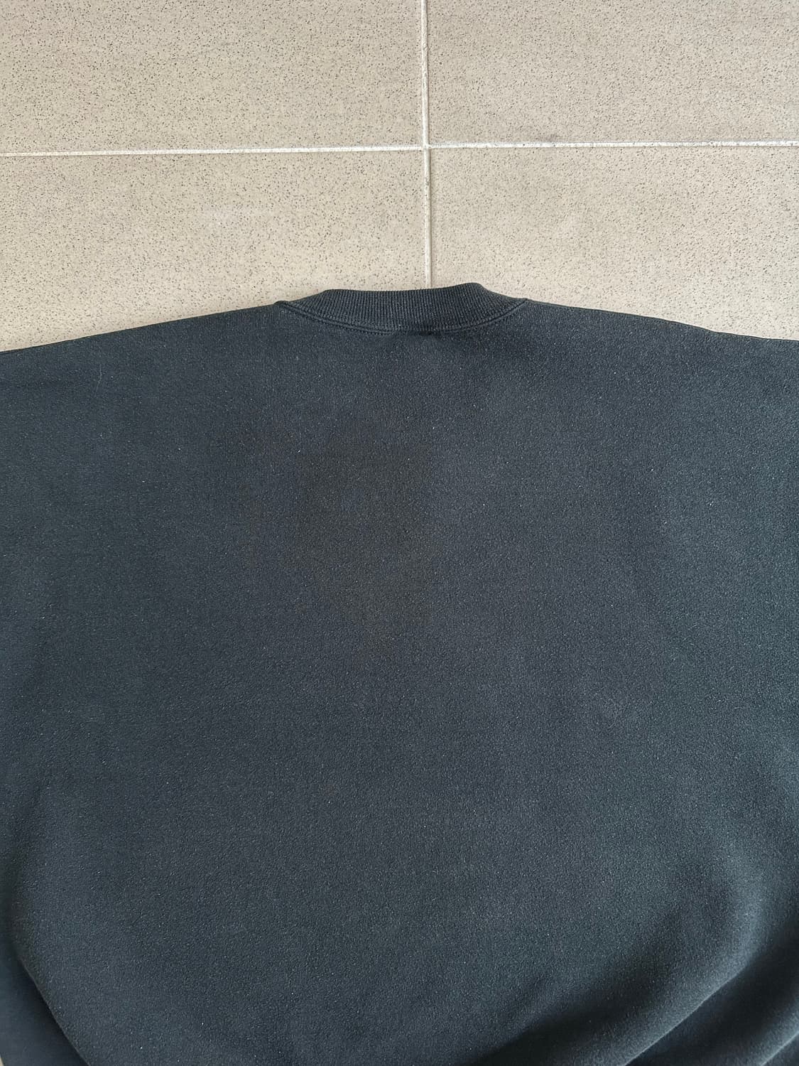 90s 빈티지 러셀 스웻셔츠 블랙 XXL USA 상품이미지5