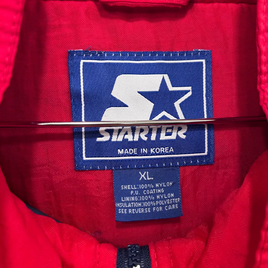 스타터 올드스쿨 미시시피 레블스 커널 랩 누빔 아노락 상품이미지3