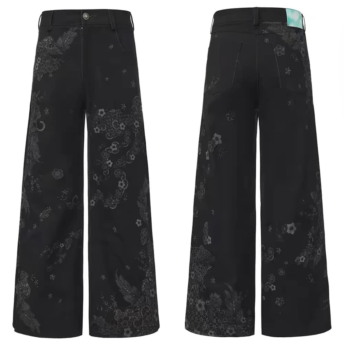 FayChui 프린트 데님 팬츠 상품이미지5