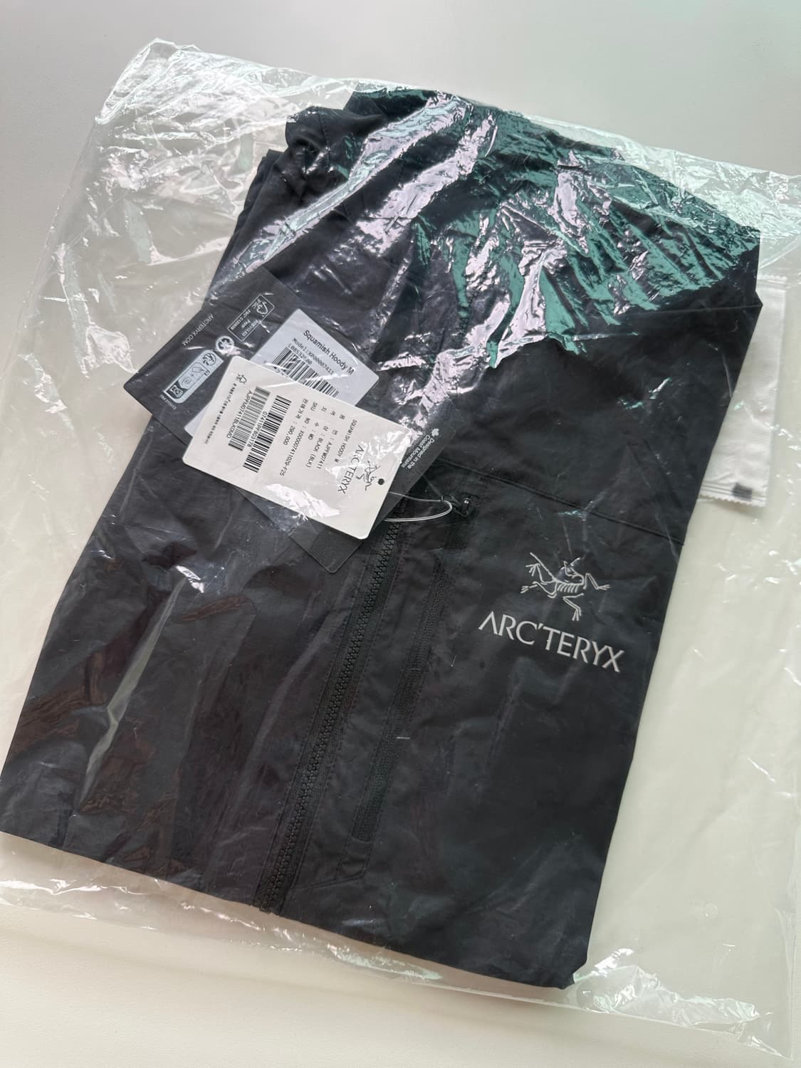 [m] 25fw 아크테릭스 스쿼미시 후드자켓 블랙 새상품 급처💙 상품이미지3
