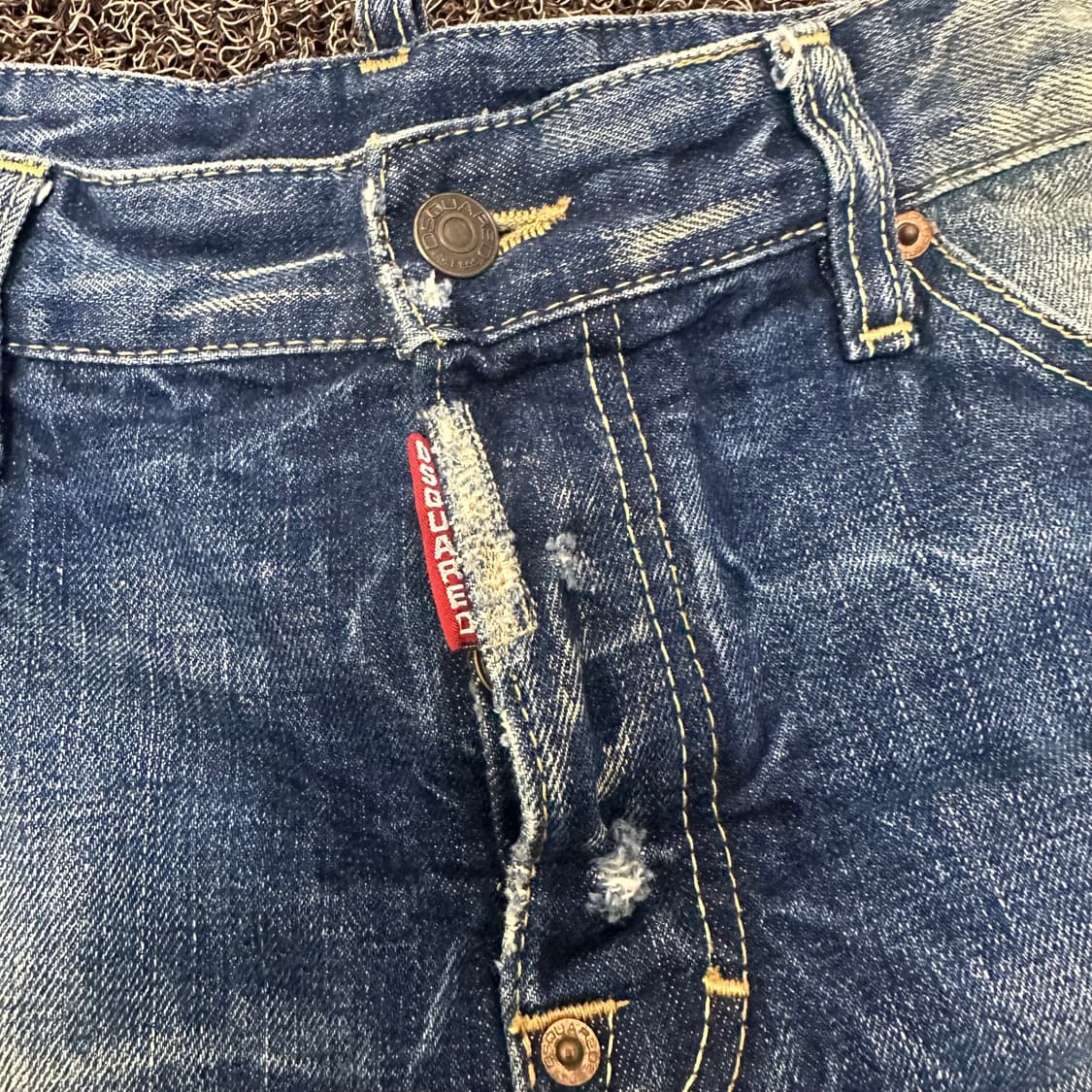 디스퉤어드2 데님 워싱 찢청바지 팬츠 46사이즈 상품이미지4