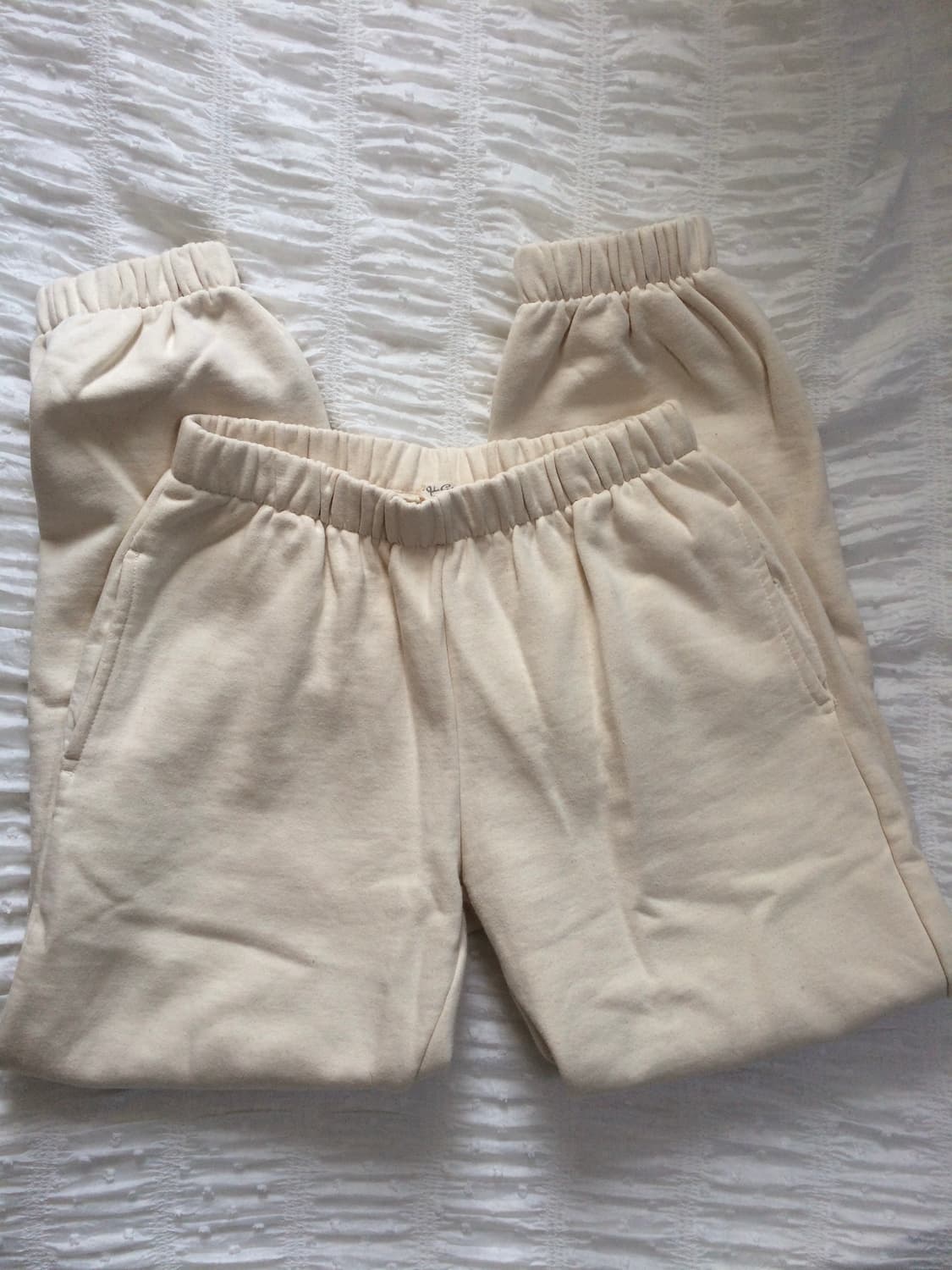 브랜디멜빌 기모 조거 트레이닝 팬츠 크림 아이보리 상품이미지2