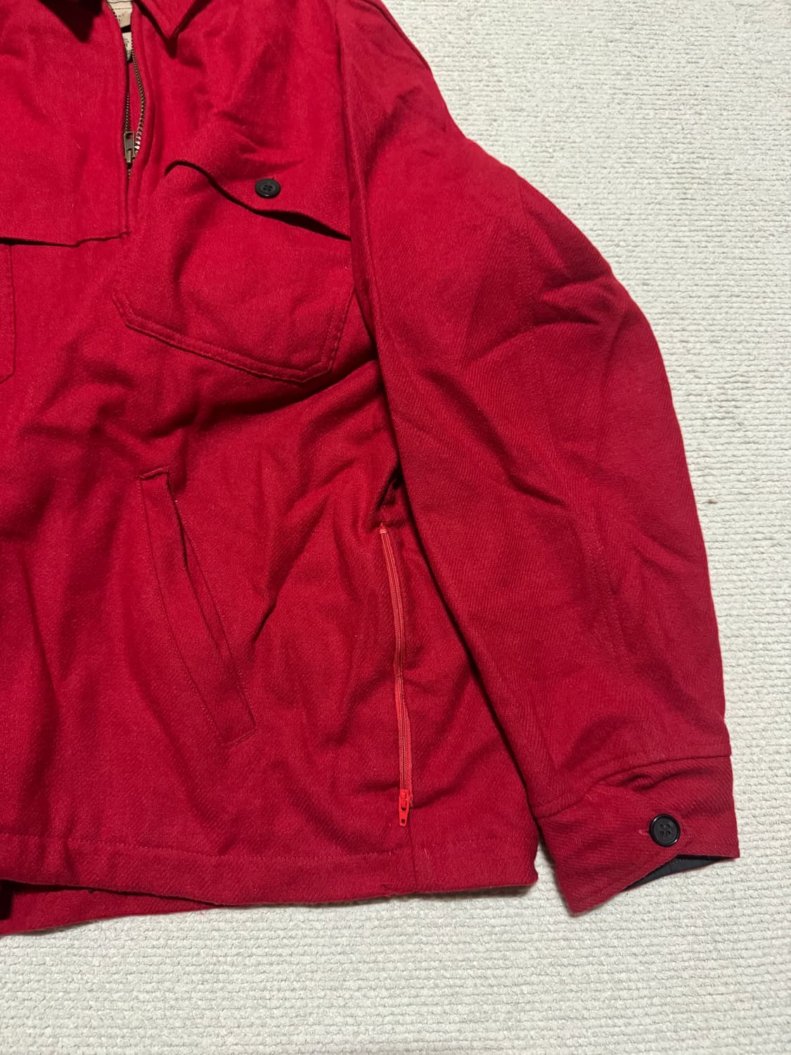 00s 엘엘빈 L.L.Bean Wool Zip Jacket XL 상품이미지4