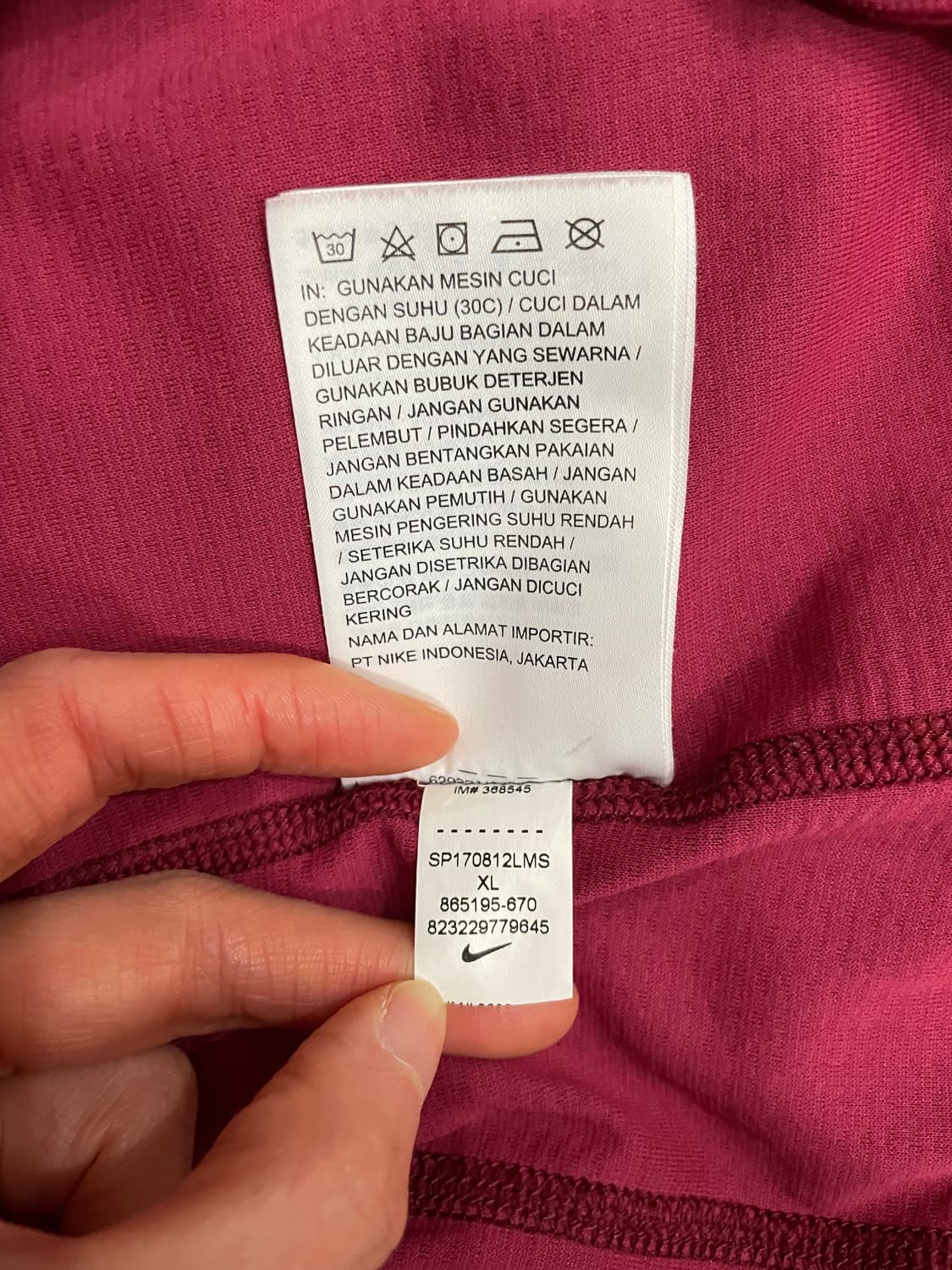 나이키 랩 x 언더커버 갸쿠소우 에어로 리액트 3/4 러닝 티셔츠 상품이미지8