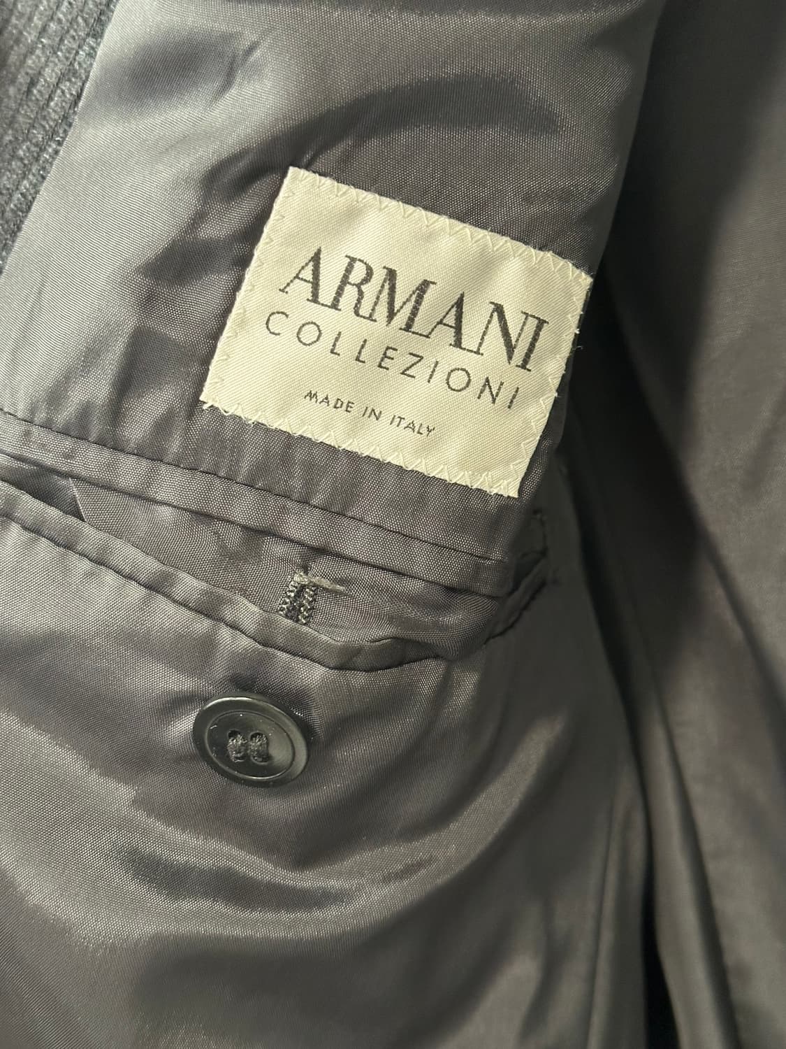 Armani Collezioni 아르마니 이탈리아 메이드 스트라이프 자켓 상품이미지5