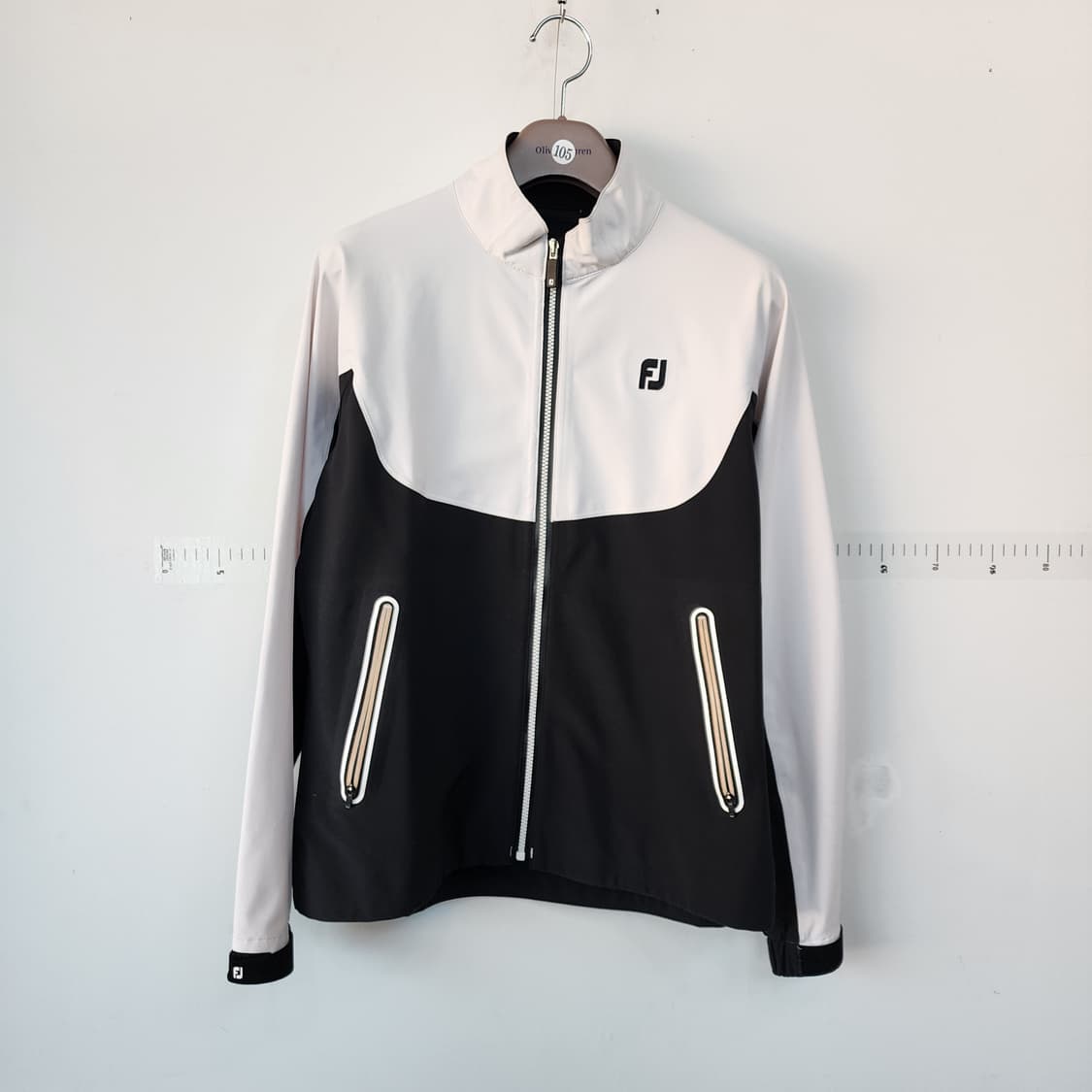 FJ 풋조이 바람막이 자켓 블랙/화이트 상품이미지1